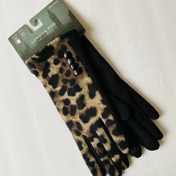 LONDON FOG Women's Touch Screen Compatible Dress Gloves NWT Size OSFM - Picture 2 of 6
